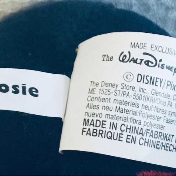 DISNEY "A BUG'S LIFE ROSIE" BLUE PLUSH MINI BEAN BAG PLUSH TOYS. - Picture 8 of 8